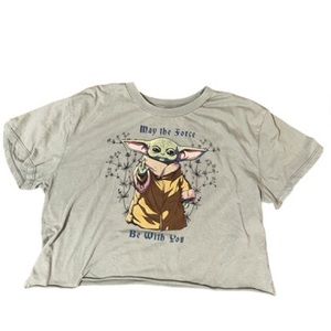 Green Yoda juniors T shirt